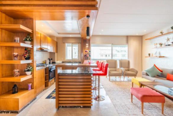 Appart 100 M2 Haut Standing En Bord De Mer 卡萨布兰卡 外观 照片