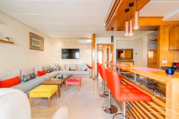 Appart 100 M2 Haut Standing En Bord De Mer 卡萨布兰卡 外观 照片