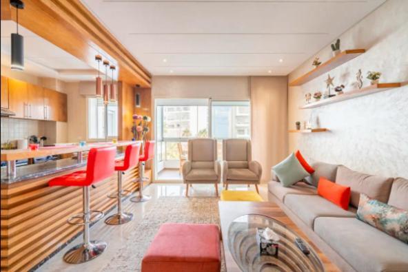 Appart 100 M2 Haut Standing En Bord De Mer 卡萨布兰卡 外观 照片